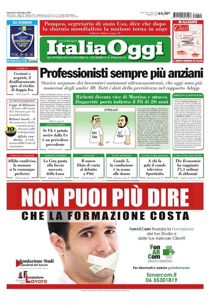 Italia oggi : quotidiano di economia finanza e politica